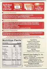 Edward And Sons Organic Homestyle Mashed Potatoes 6 Pack 3.5 Oz Each