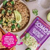Somos Ready-to-Heat White Rice with Cilantro & Lime, Case of 6 (8.8 oz)