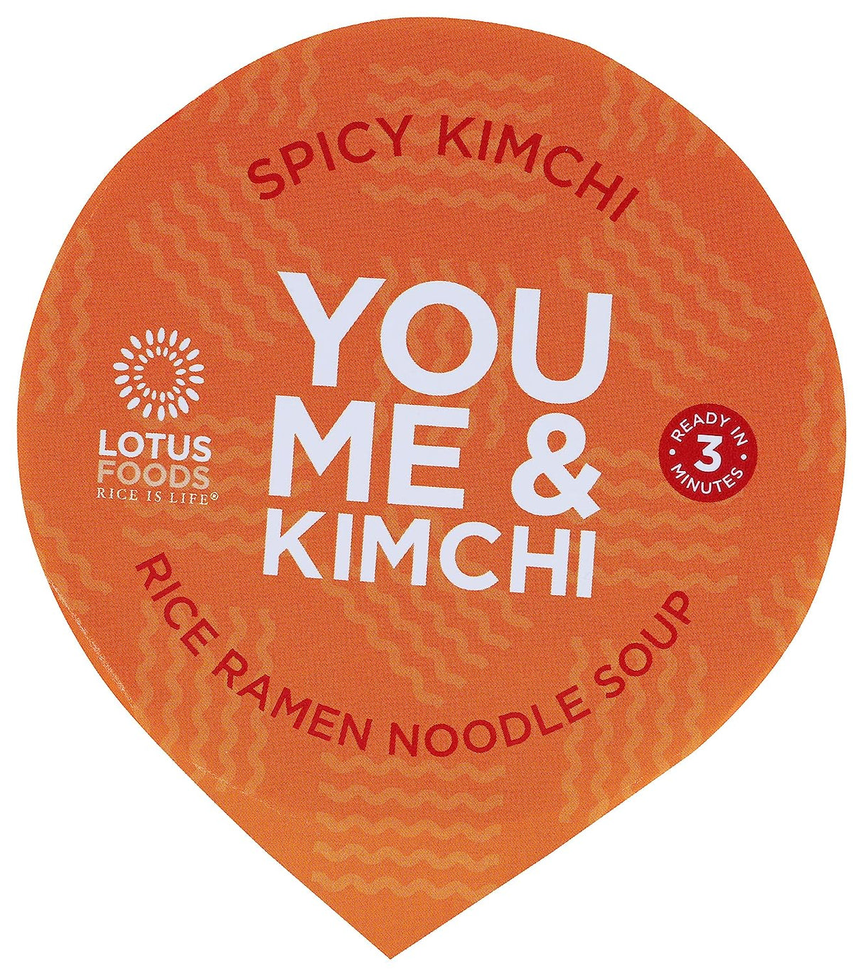 Lotus Foods Spicy Kimchi Instant Ramen Cup, 1.98 Oz (Pack of 6) - Cozy Farm 