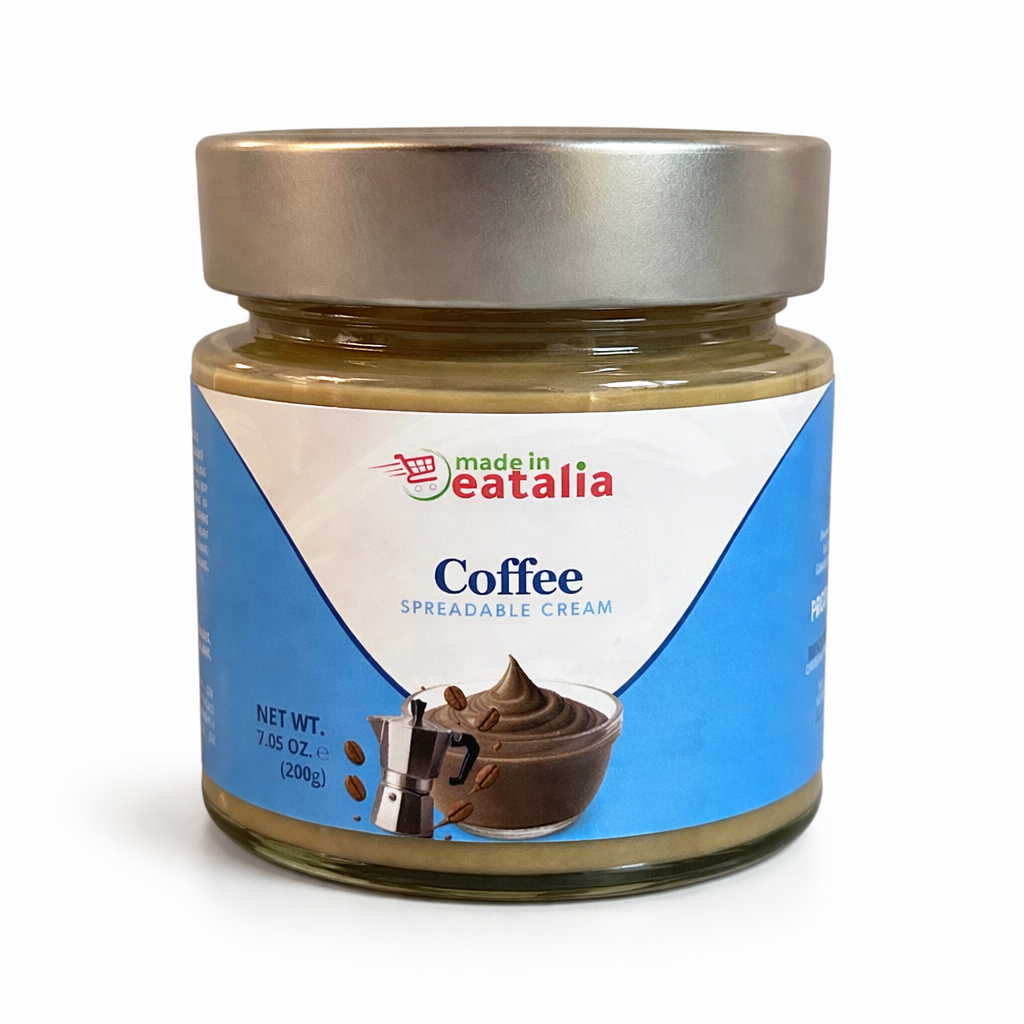Made In Eatalia Coffee Spreadable Cream, Italian Espresso Style, 200g