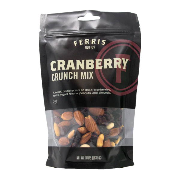 Ferris Nut Co. - Cranberry Crunch, 10 oz (Pack of 12) - Dried Fruit Snack