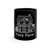 Cozy Farm Black Coffee Mug, 11 Oz - Cozy Farm 