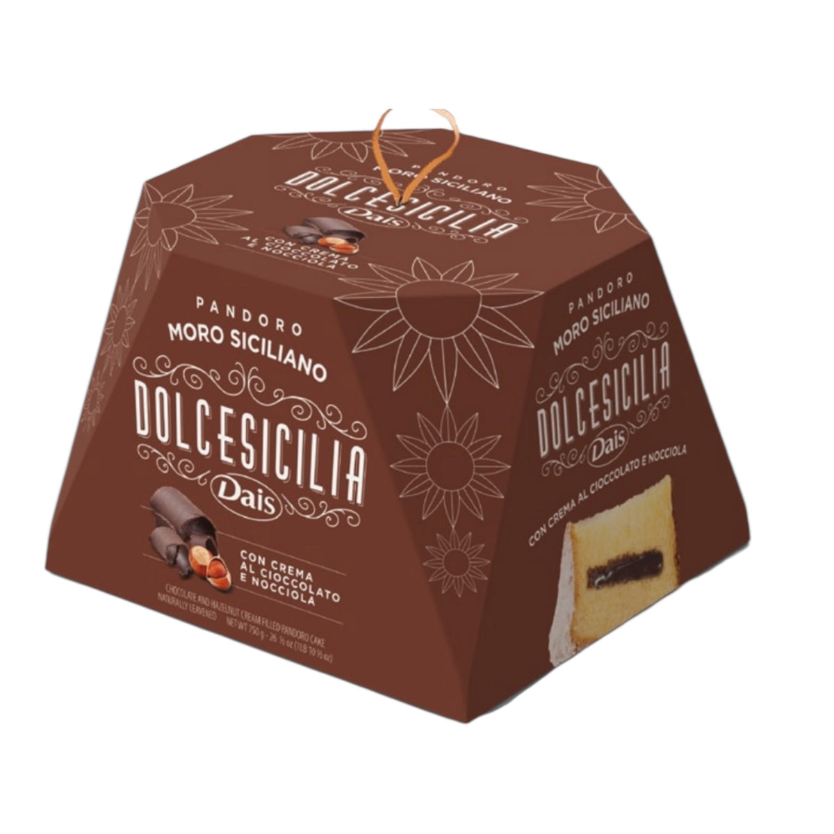 Dais Pandoro with Hazelnut and Chocolate Cream, 750g