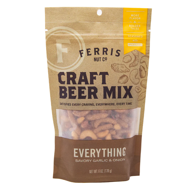 Ferris Nut Co. - Craft Beer Nut Mix, 4 oz (12 Pack) - Snack Variety Pack