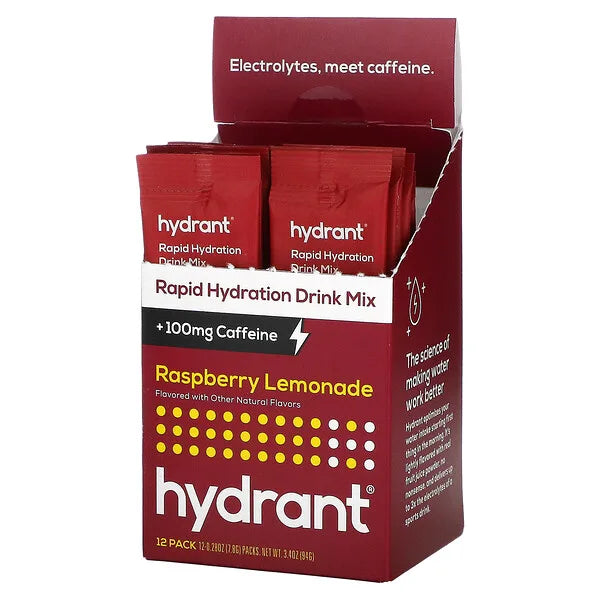 Hydrant Hydrt Mix+Caff Raspberry Lemon (Pack of 12 - 2.8oz) - Cozy Farm 