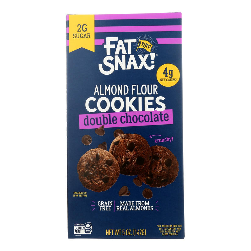 Fat Snax - Cookie Mini Double Choclate Chip (Pack of 6-5 Oz) - Cozy Farm 