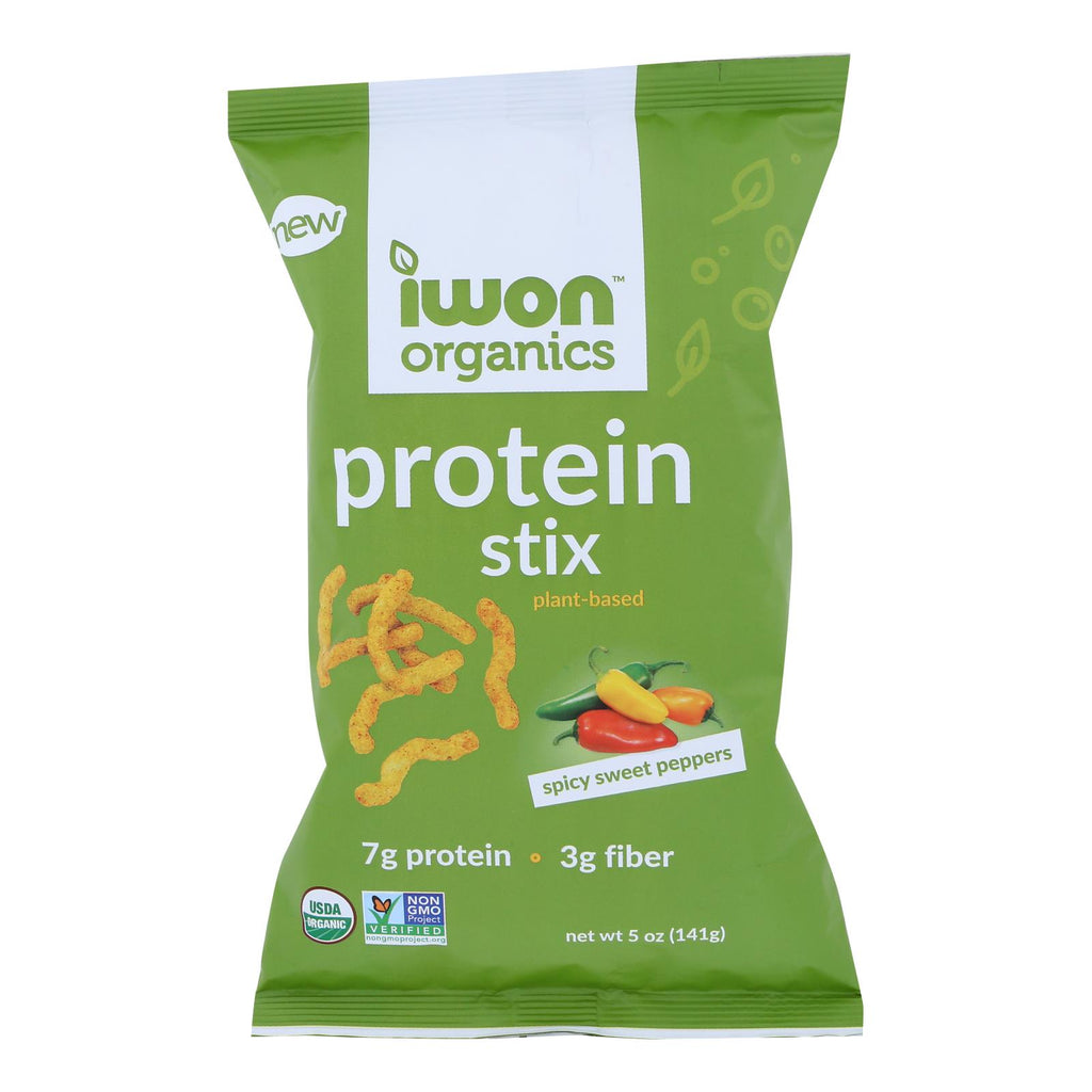 I Won! Nutrition Co - (Pack of 12) Spicy Sweet Pepper Protein Chips - 5 Oz - Cozy Farm 