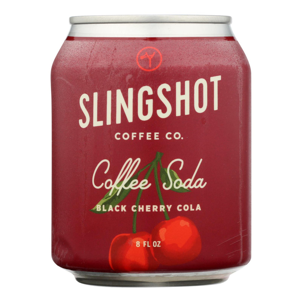Slingshot Coffee Soda Black Cherry Cola (Pack of 12) - Cozy Farm 
