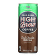 High Brew Coffee Ready-To-Drink Dark Chocolate Mocha, 8 Oz (Pack of 12) - Cozy Farm 