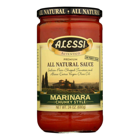 Alessi All-Natural Marinara Sauce, Award-Winning Flavor (Pack of 6 - 24 Oz Jars) - Cozy Farm 