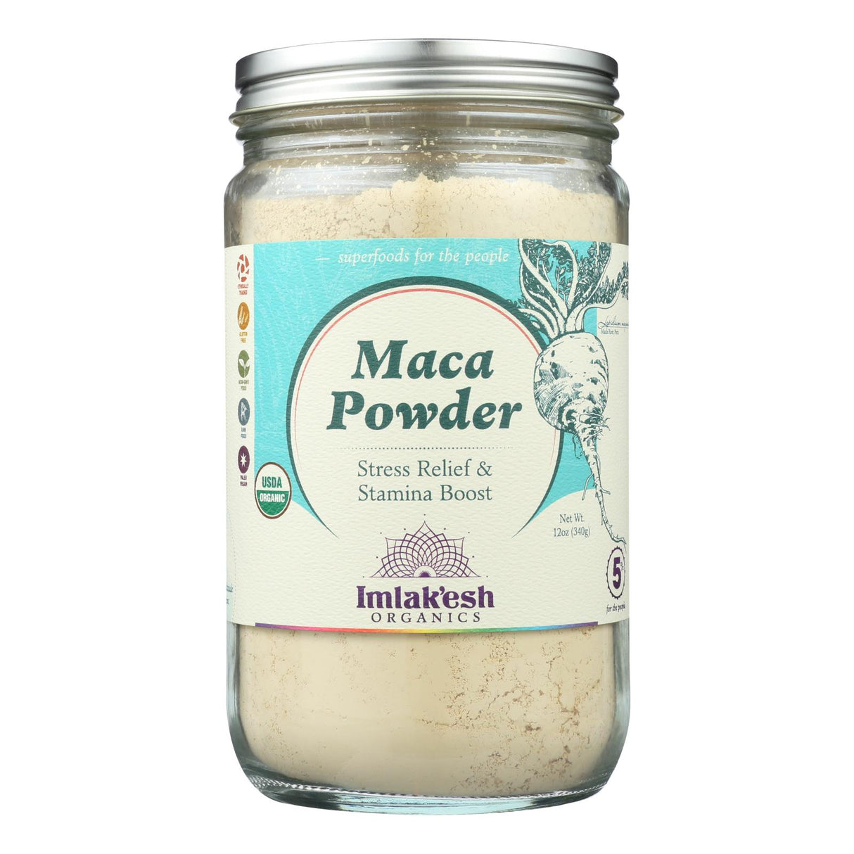 Imlak'esh Organics - Maca Powder Raw (Pack of 6-12 Oz) - Cozy Farm 