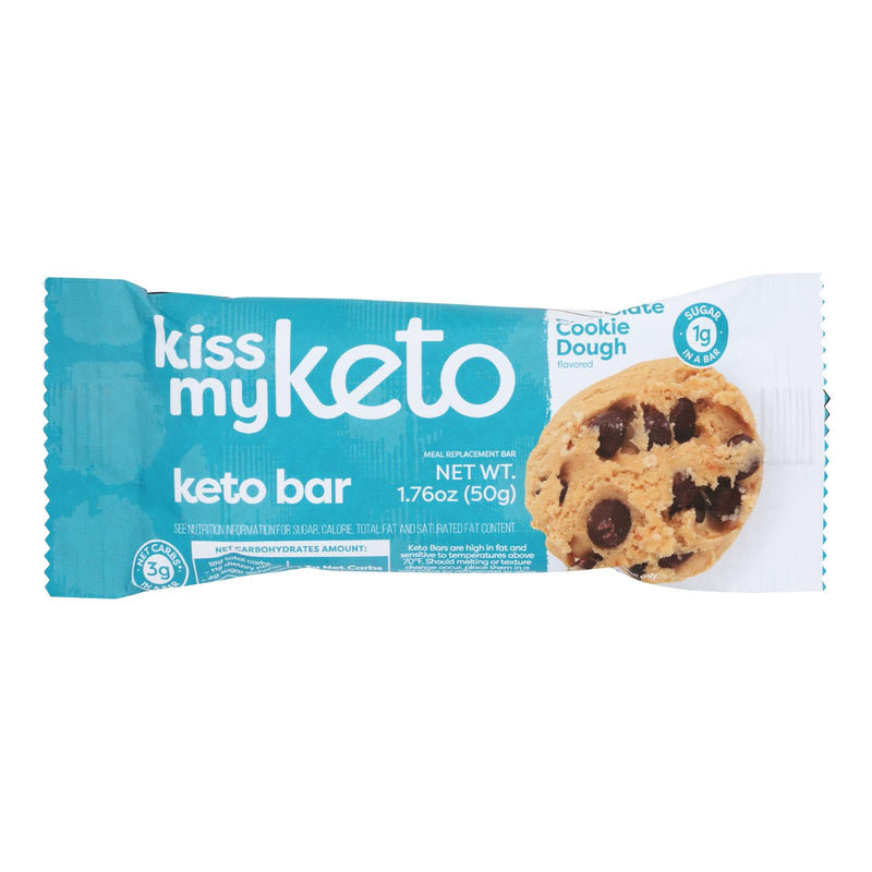 Bars  Kiss My Keto - Keto Bar Chocolate Cookie Dough (Pack of 12-50 Grm Bars) - Cozy Farm 