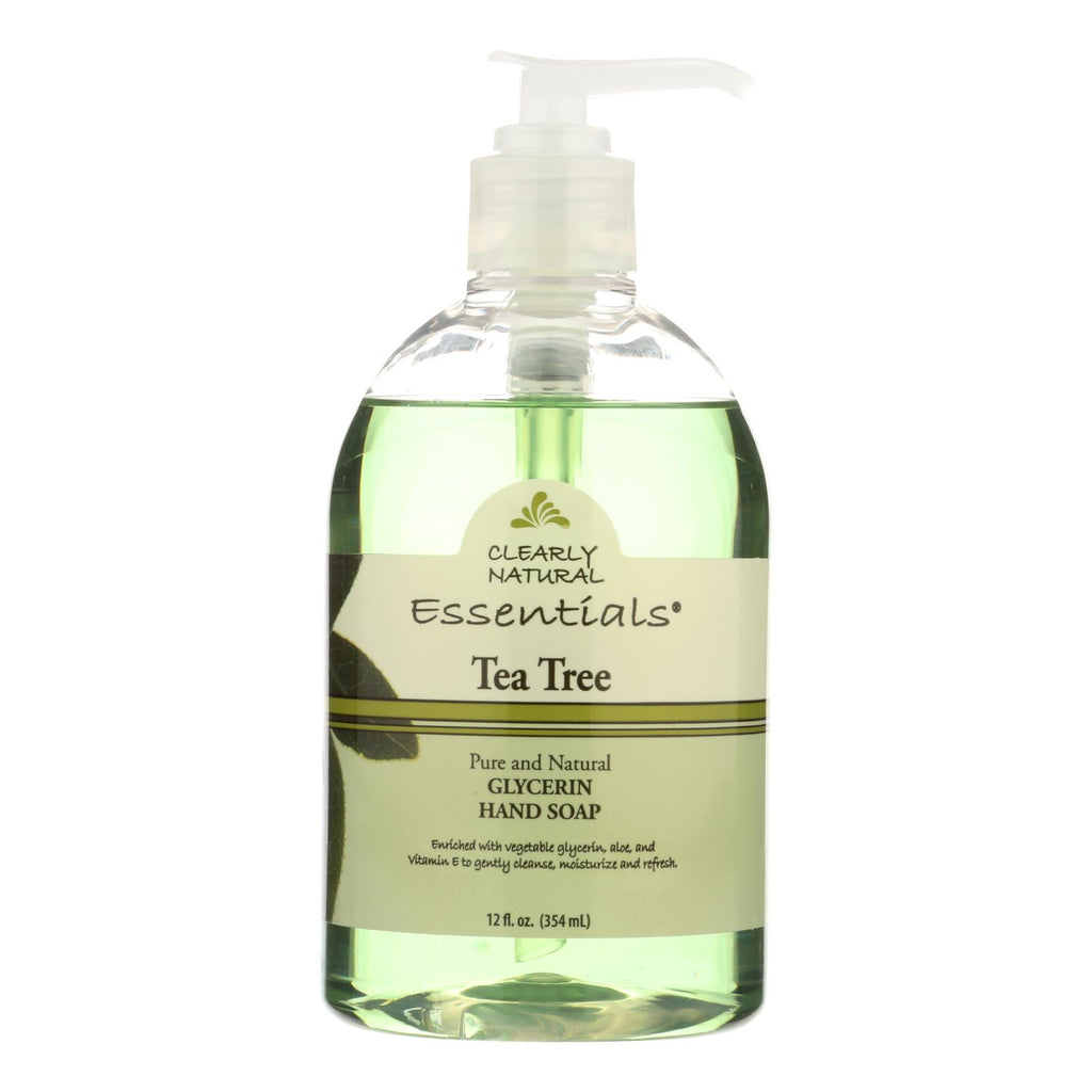 Clearly Natural Pure And Natural Glycerine Hand Soap Tea Tree - 12 Fl Oz - Cozy Farm 
