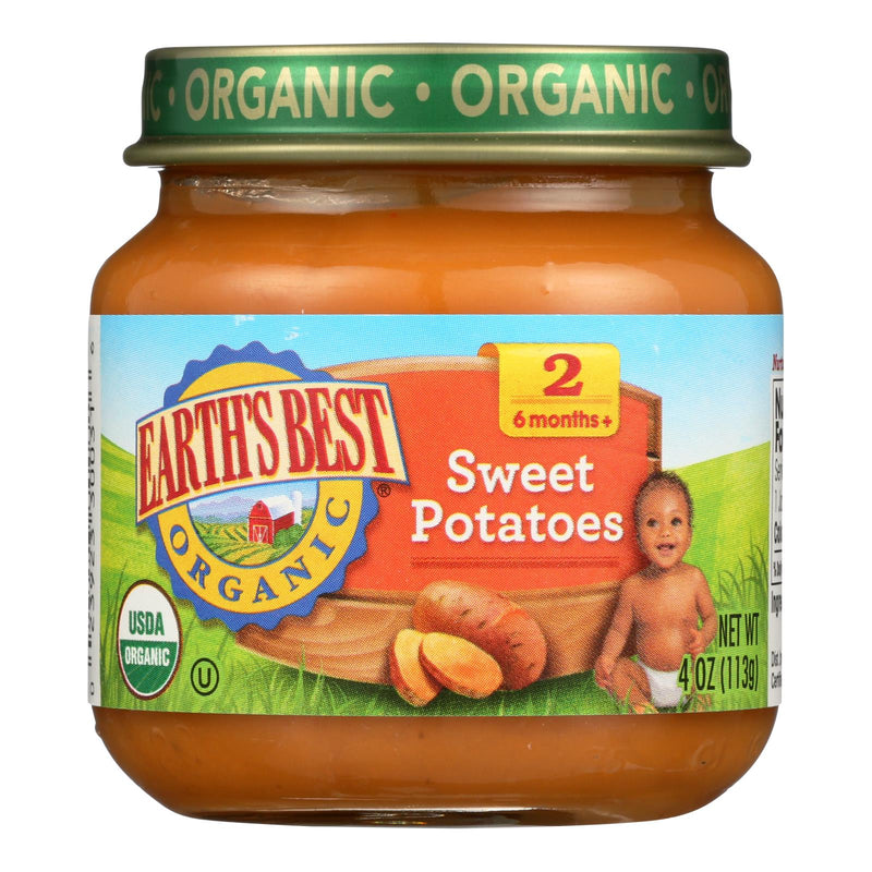 Jars  Earth's Best Stage 2 Sweet Potatoes (Pack of 10-4 Oz Jars) - Cozy Farm 