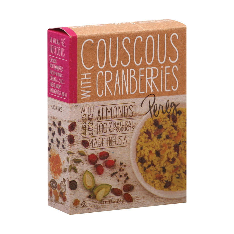 Pereg Couscous with Cranberries (Pack of 6) - 5.6 oz Box - Cozy Farm 