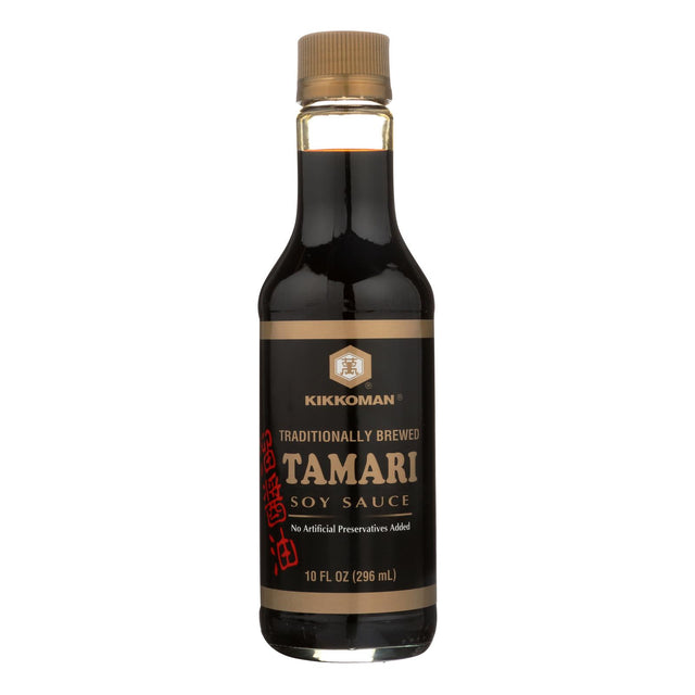 Kikkoman Premium Tamari Gluten-Free Soy Sauce, 10 Oz (Pack of 6) - Cozy Farm 