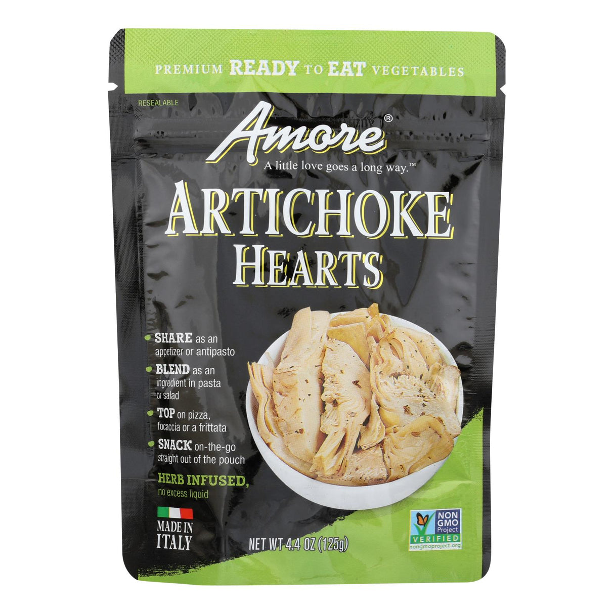 Amore Premium Artichoke Hearts (Pack of 10) 4.4 Oz - Cozy Farm 