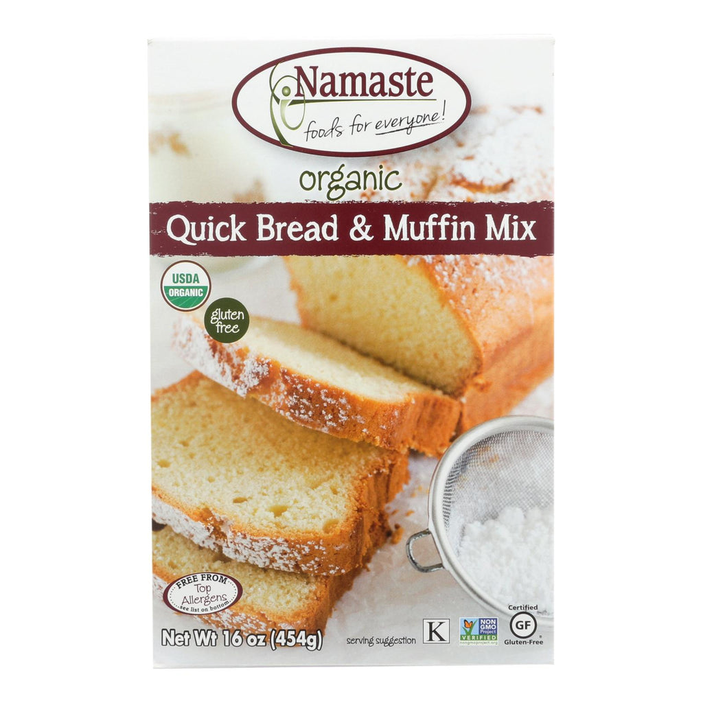 Namaste Foods Quick Bread and Muffin Mix (Pack of 6) - 16 Oz - Cozy Farm 