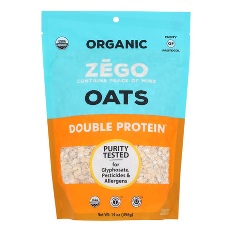 Zego Double Protein Oats (Pack of 5-14oz) - Cozy Farm 