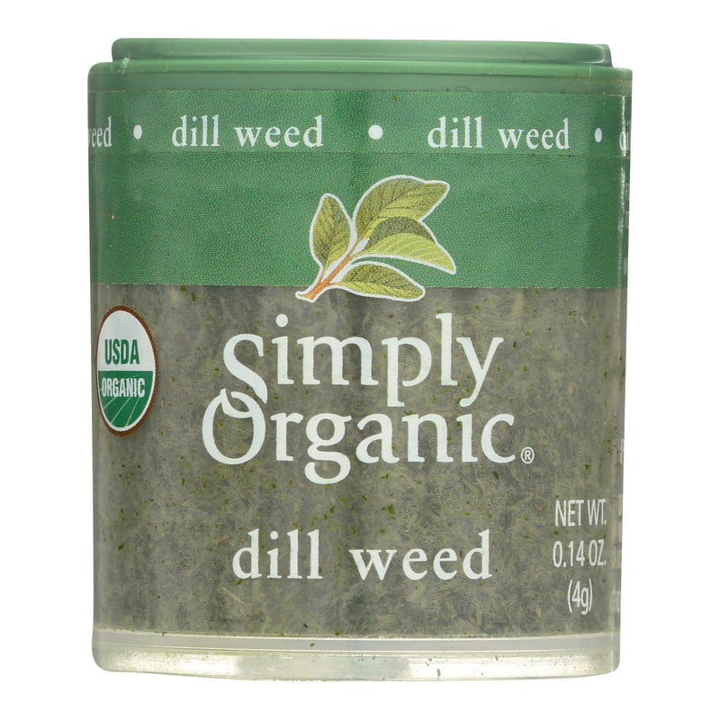 Simply Organic Dill Weed - Organic - .14 Oz - Case Of 6 - Cozy Farm 