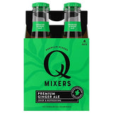 Q Drinks - Ginger Ale, 6/6.7 fl oz (Pack of 4) - Gluten-Free Mixer