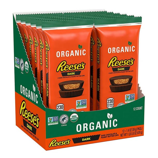 Reese's - Drk/chc Cup Peanut Butter - Case Of 12-1.4 Oz - Cozy Farm 