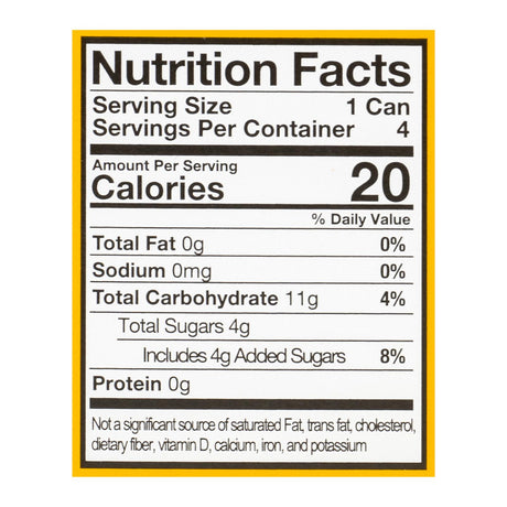 Q Drinks Tonic Water Light - 4/7.5 Fl oz - Case of 6