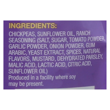 Biena Chickpea Snacks: 8-Pack of 5 Oz. Rockin' Ranch - Cozy Farm 