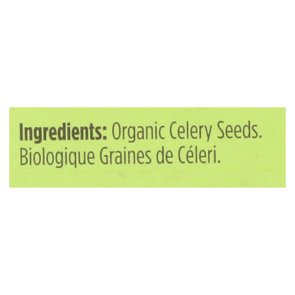 Spicely Organics Organic Celery Seeds, 0.35 Oz., Case of 6 - Cozy Farm 
