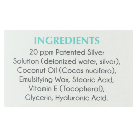 Silver Biotics Skin Cream - 3.4 Oz Tube - Cozy Farm 