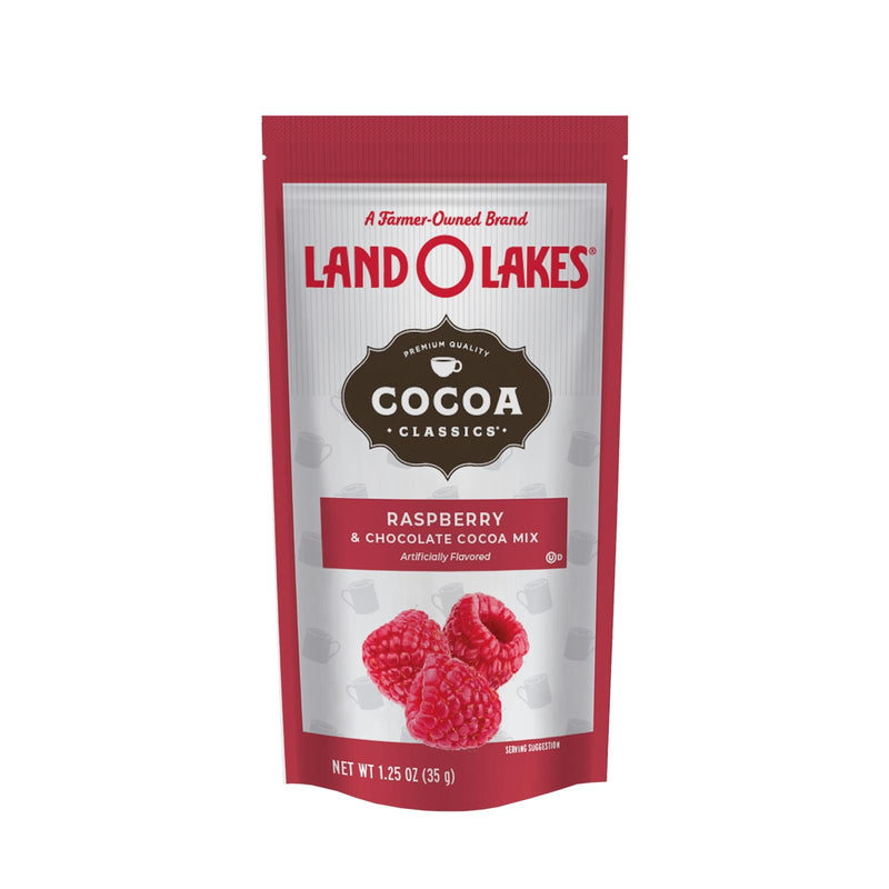 Land O Lakes Cocoa Classix Mix, Raspberry Chocolate, 1.25 Oz, Pack of 12 - Cozy Farm 