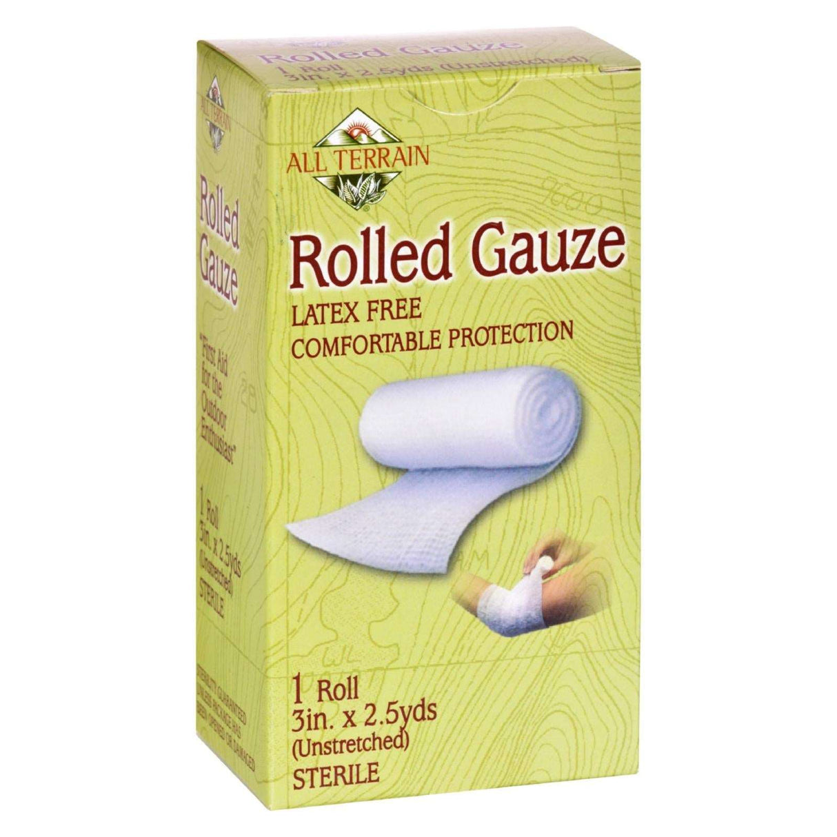 All Terrain - Gauze - Rolled - 3 Inches X 2.5 Yards - 1 Roll - Cozy Farm 