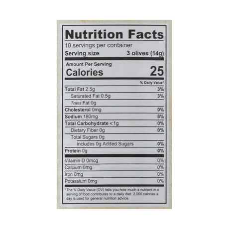 Santa Barbara Olive Co. Anchovy Stuffed Olives, 5 Oz, Case of 6 - Cozy Farm 