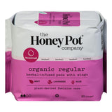 The Honey Pot Menstrual Pads, Regular Herbal Essence, Individually Wrapped - Pack of 20 - Cozy Farm 