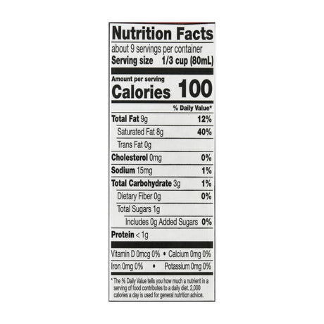 Thai Kitchen Unsweetened Coconut Milk | 25.36 fl. oz. | Case of 6 - Cozy Farm 