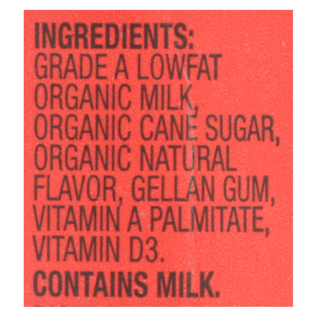 Horizon Organic Lowfat Milk - 12/8 oz. Containers - Cozy Farm 