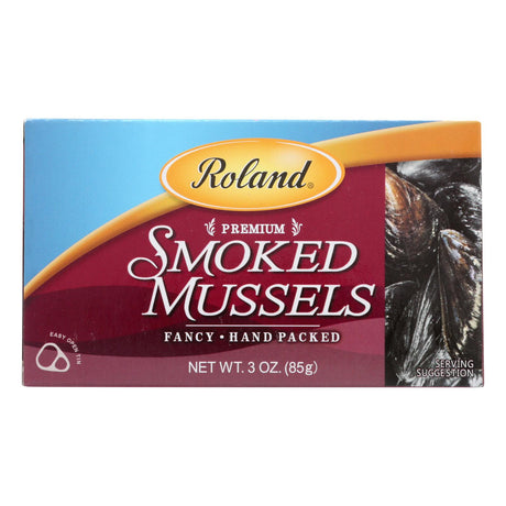 Roland Premium Smoked Mussels - Case of 10 - 3 Oz Pack - Cozy Farm 