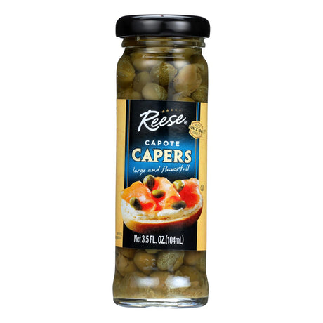 Reese Capers in Brine Capote Style - Case of 12 - 3.5 oz Jars - Cozy Farm 