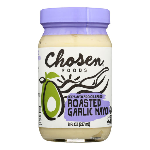 Chosen Foods - Mayo Avo Oil Rsted Garlic - Cs Of 6-8 Fz - Cozy Farm 
