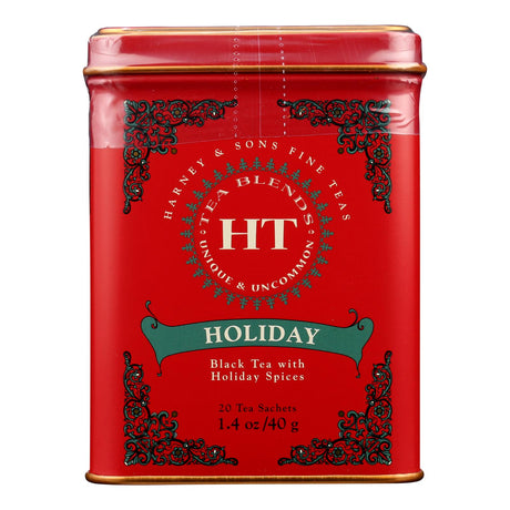 Harney & Sons Holiday Tea Tin (4-Pack of 20 Tea Bags) - Cozy Farm 