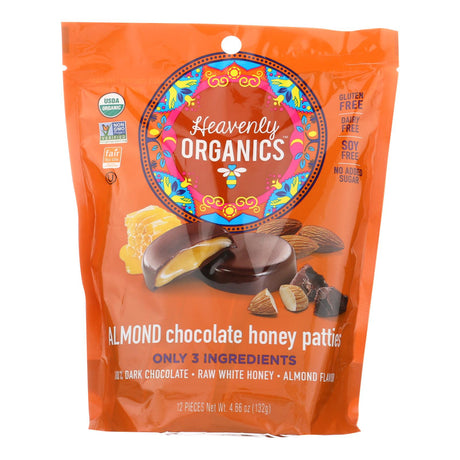 Heavenly Organics Chocolate Honey Pattie - 4.66 Oz. Case - Cozy Farm 
