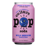 Culture Pop Soda - Wild Berries Flavor, Case of 6 - 4/12 Fl Oz Cans - Cozy Farm 