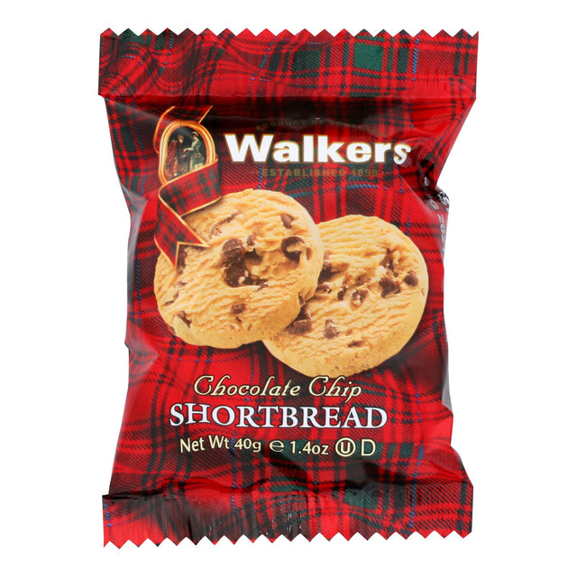 Walkers Shortbread Cookies with 2 Chocolate Chips - 1.4 Oz - Pack of 20 - Cozy Farm 