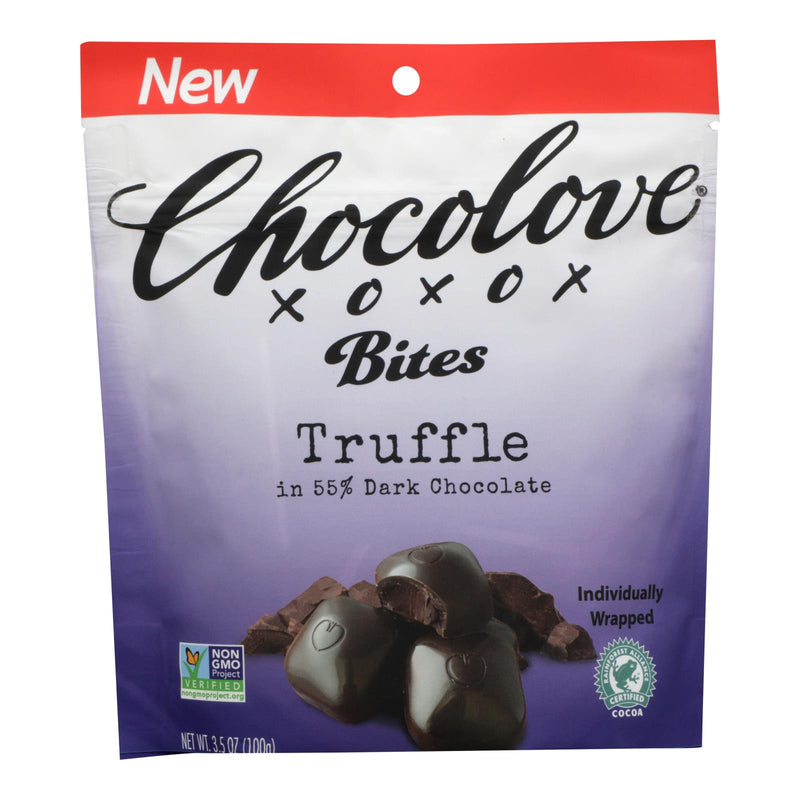 Chocolove Xoxox - Truffle Bites - Case Of 8 - 3.5 Oz. - Cozy Farm 