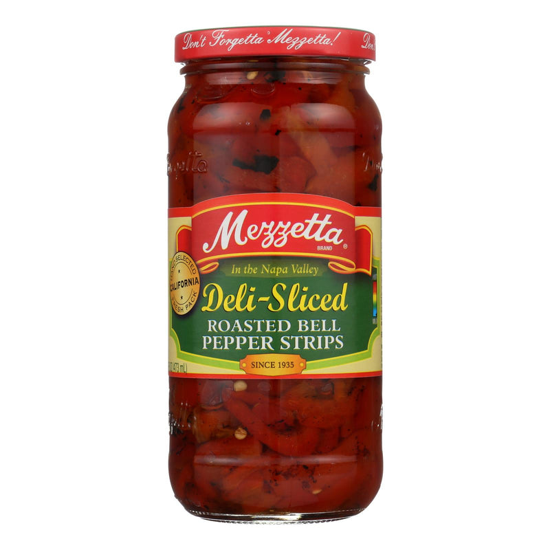 Mezzetta Deli - Sliced Roasted Bell Pepper Strips (Pack of 6) 16 Oz. - Cozy Farm 