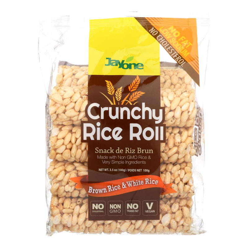 J1 Brown Rice Crunch Rice Roll - Case Of 12 - 3.5 Oz - Cozy Farm 