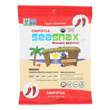 Seasnax Premium Roasted Organic Chipotle Seaweed Snack - 16 Pack - 0.54 Oz. - Cozy Farm 
