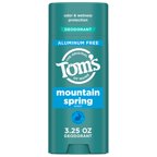 Tom's Of Maine - Deodorant Stick Mountain Spring - Case Of 6 - 3.25 Ounces - Cozy Farm 