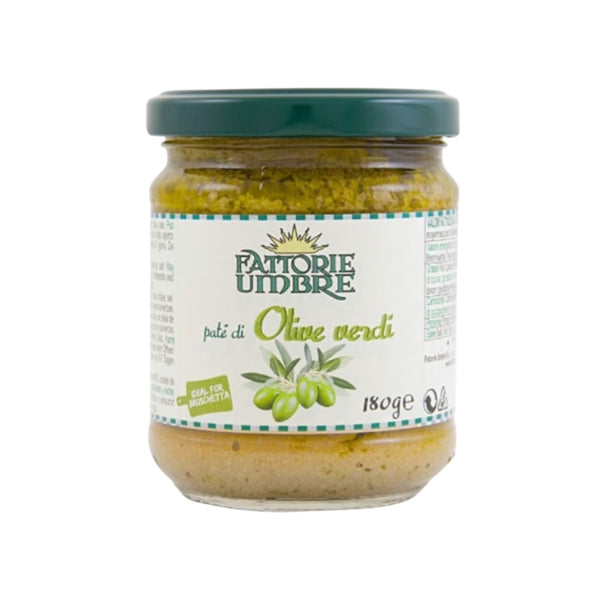 Fattorie Umbre Green Olives Paté
Glass jar 180g