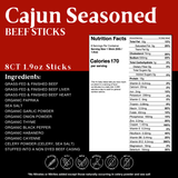 BERSKI Beef Sticks - Cajun Seasoned